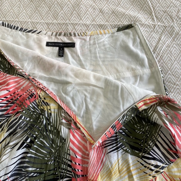 White House Black Market Tropical Palm Skirt - Picture 12 of 15